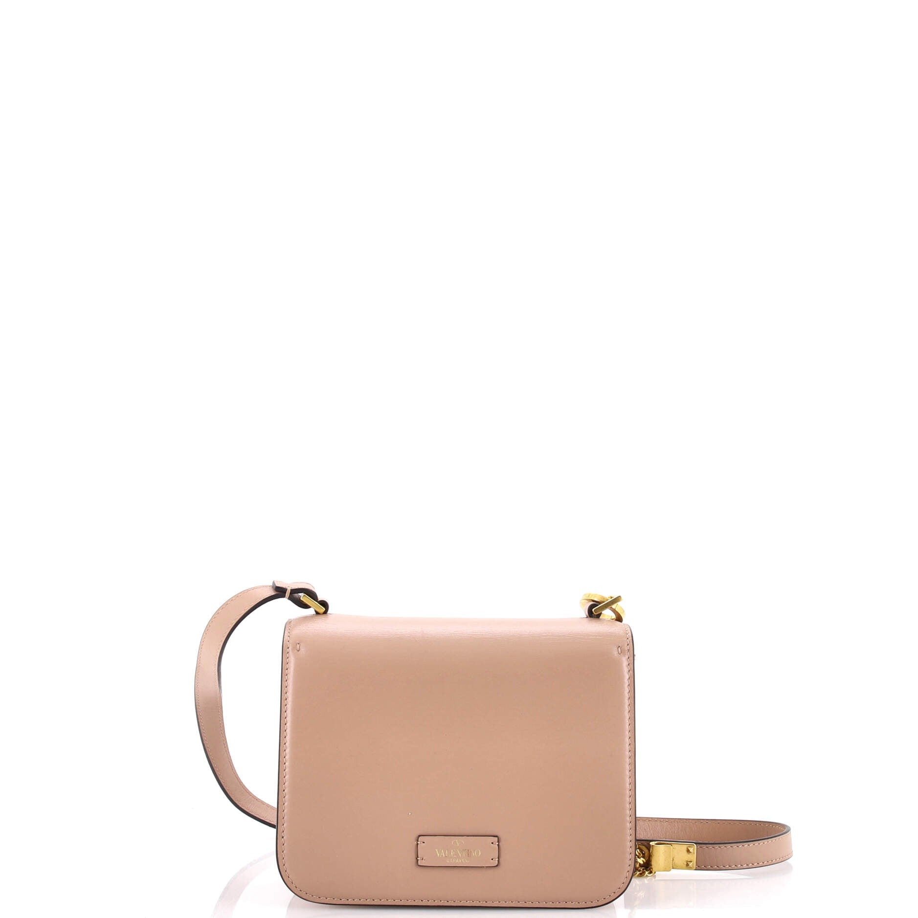 Pre Owned Valentino Garavani VSling Shoulder Bag Leather Small