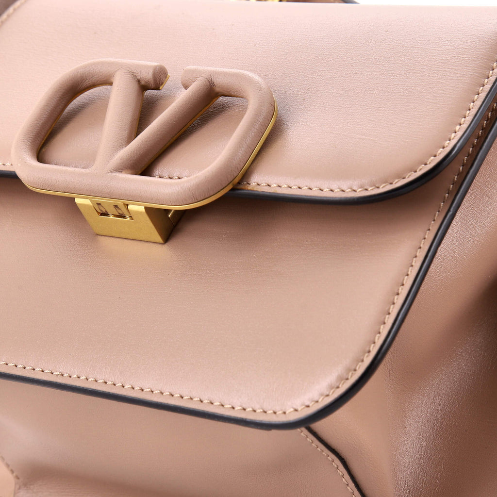 Pre Owned Valentino Garavani VSling Shoulder Bag Leather Small