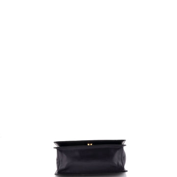 Pre Owned Prada Chain Flap Crossbody Bag Vernice Saffiano Leather Small
