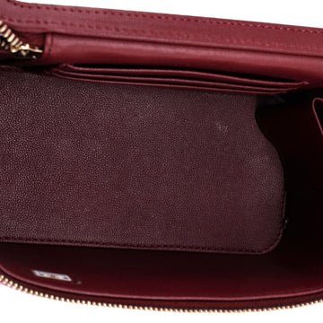 Pre Owned Chanel Pick Me Up Top Handle Vanity Case with Chain Quilted Lambskin Small