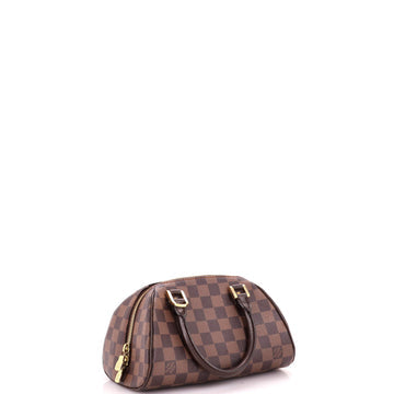 Pre Owned Louis Vuitton Ribera Handbag Damier Mini