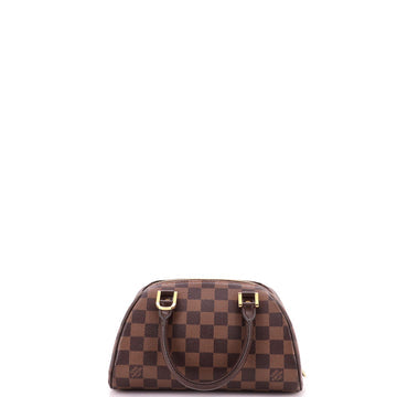 Pre Owned Louis Vuitton Ribera Handbag Damier Mini