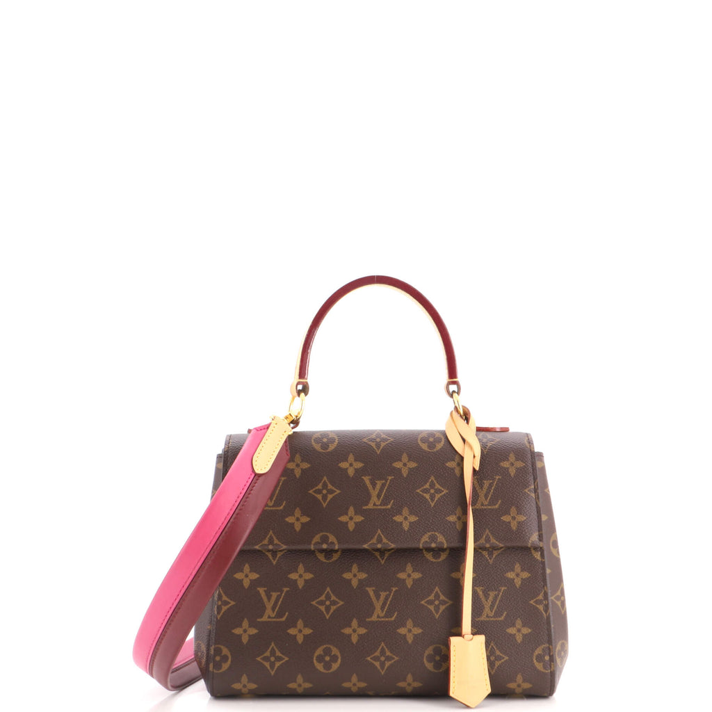 Pre Owned Louis Vuitton Cluny Top Handle Bag Monogram Canvas BB