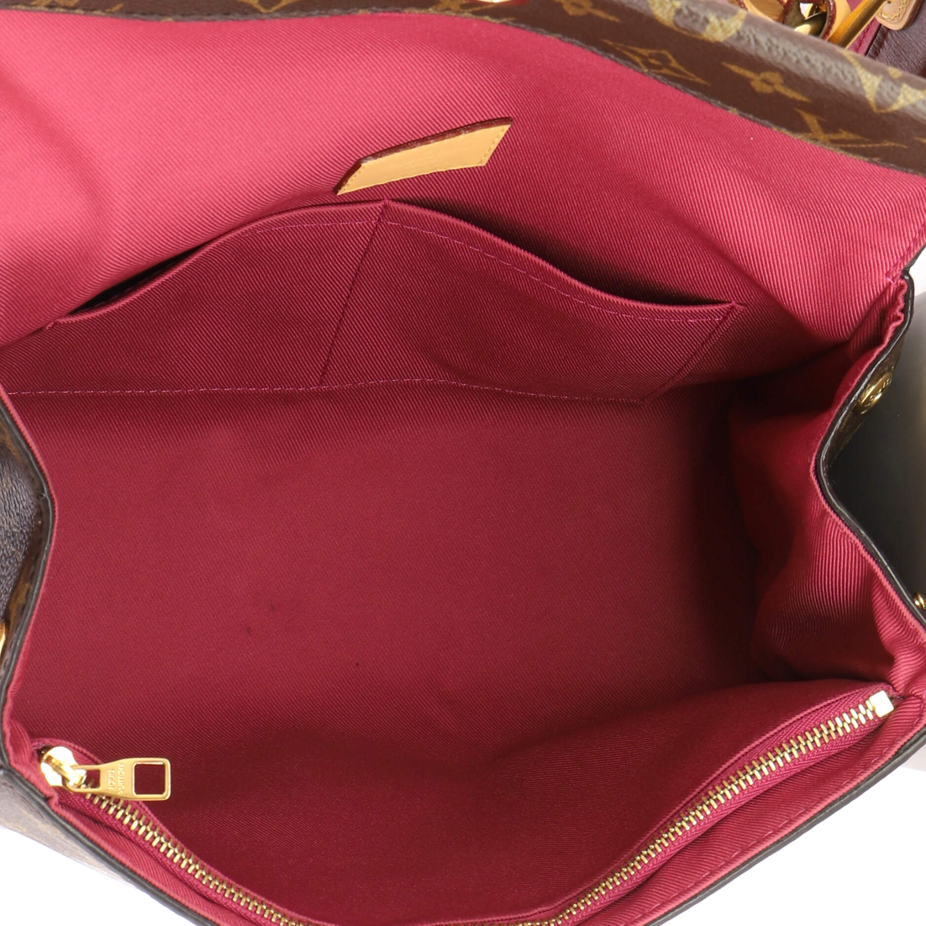 Pre Owned Louis Vuitton Cluny Top Handle Bag Monogram Canvas BB