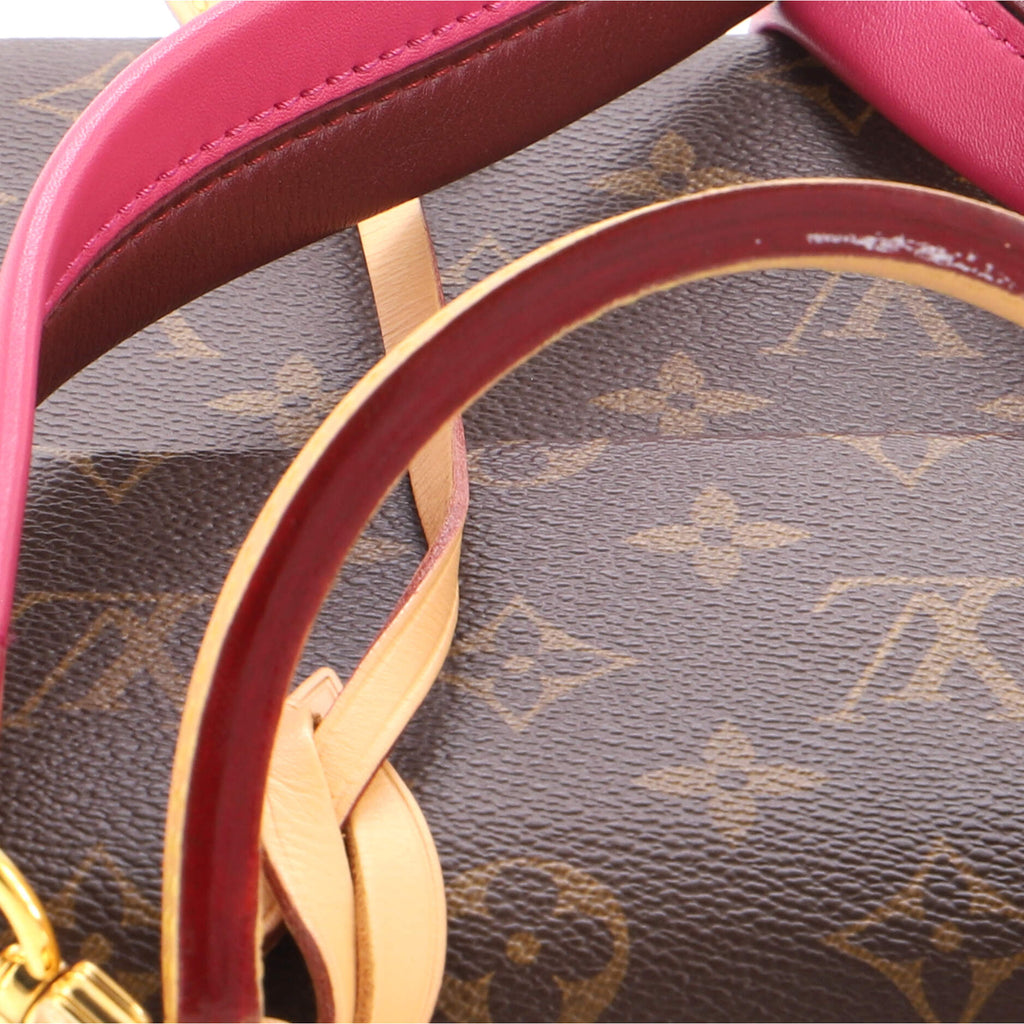 Pre Owned Louis Vuitton Cluny Top Handle Bag Monogram Canvas BB