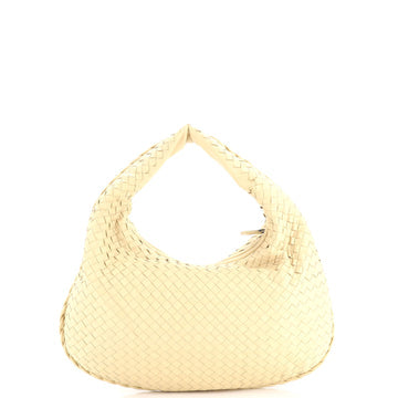Pre Owned Bottega Veneta Veneta Hobo Intrecciato Nappa Medium