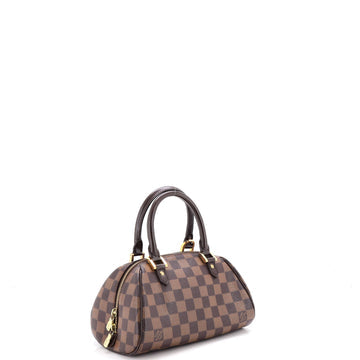 Pre Owned Louis Vuitton Ribera Handbag Damier Mini