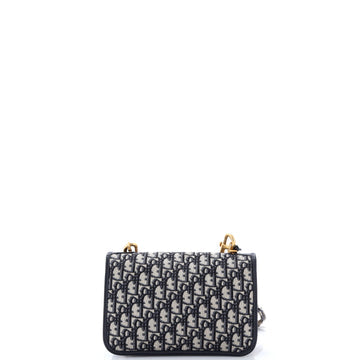 Pre Owned Christian Dior Dioraddict Flap Bag with Strap Oblique Canvas Medium