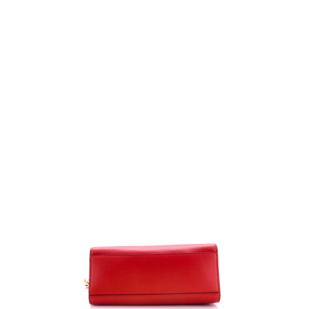 Pre Owned Gucci Nymphaea Top Handle Bag Leather Mini
