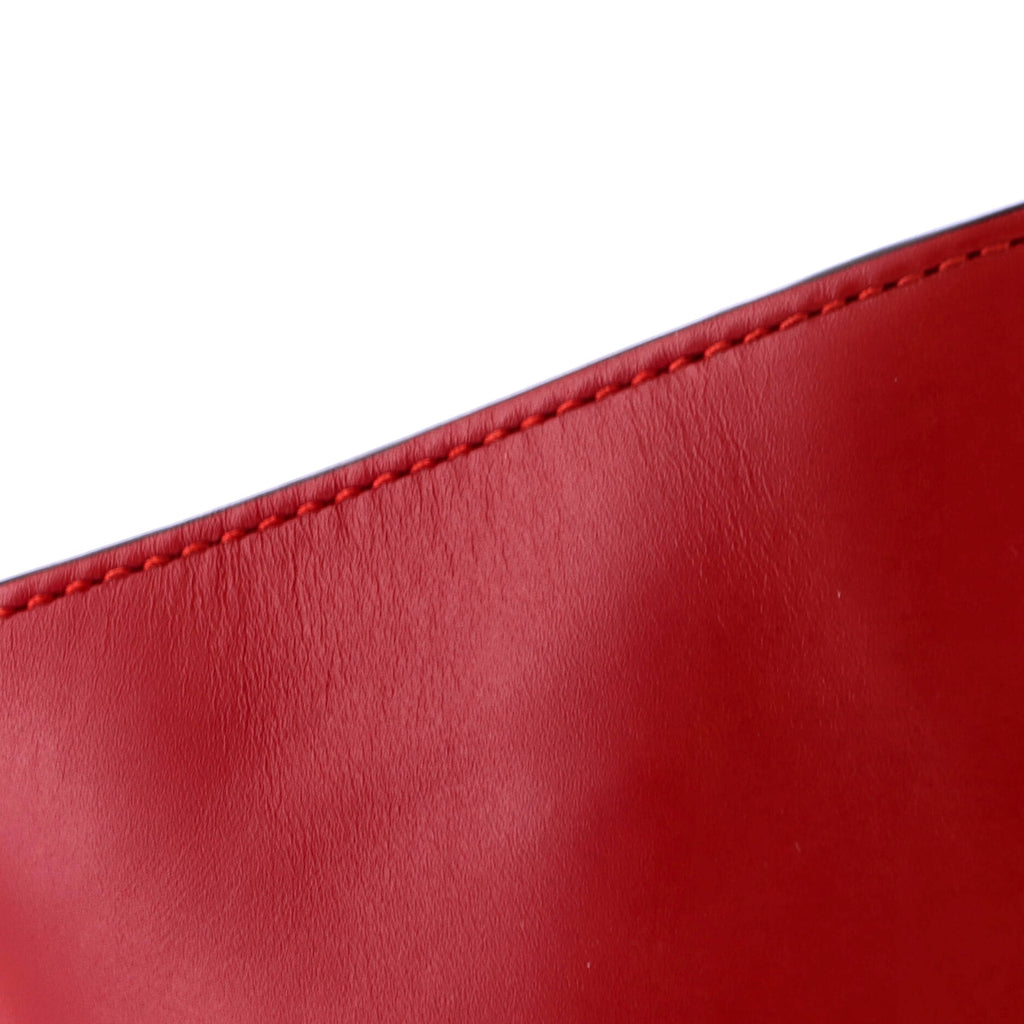Pre Owned Gucci Nymphaea Top Handle Bag Leather Mini