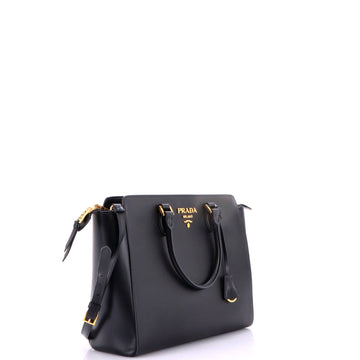 Pre Owned Prada Convertible Open Tote Saffiano Leather Medium