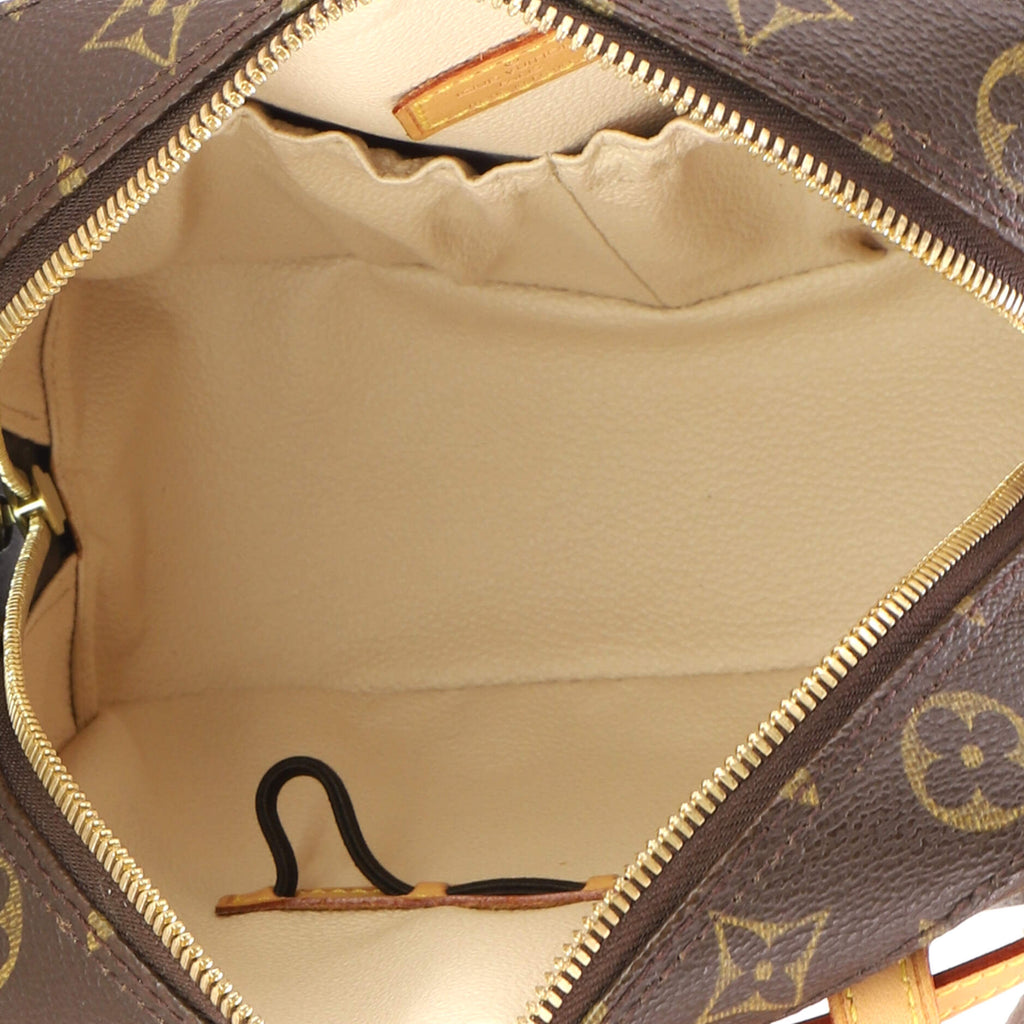 Pre Owned Louis Vuitton Spontini Handbag Monogram Canvas