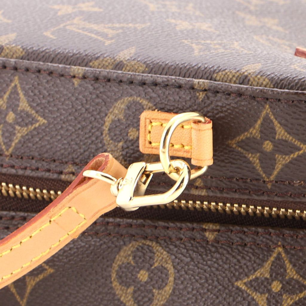 Pre Owned Louis Vuitton Spontini Handbag Monogram Canvas