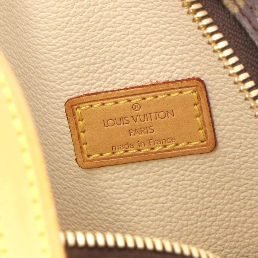 Pre Owned Louis Vuitton Spontini Handbag Monogram Canvas