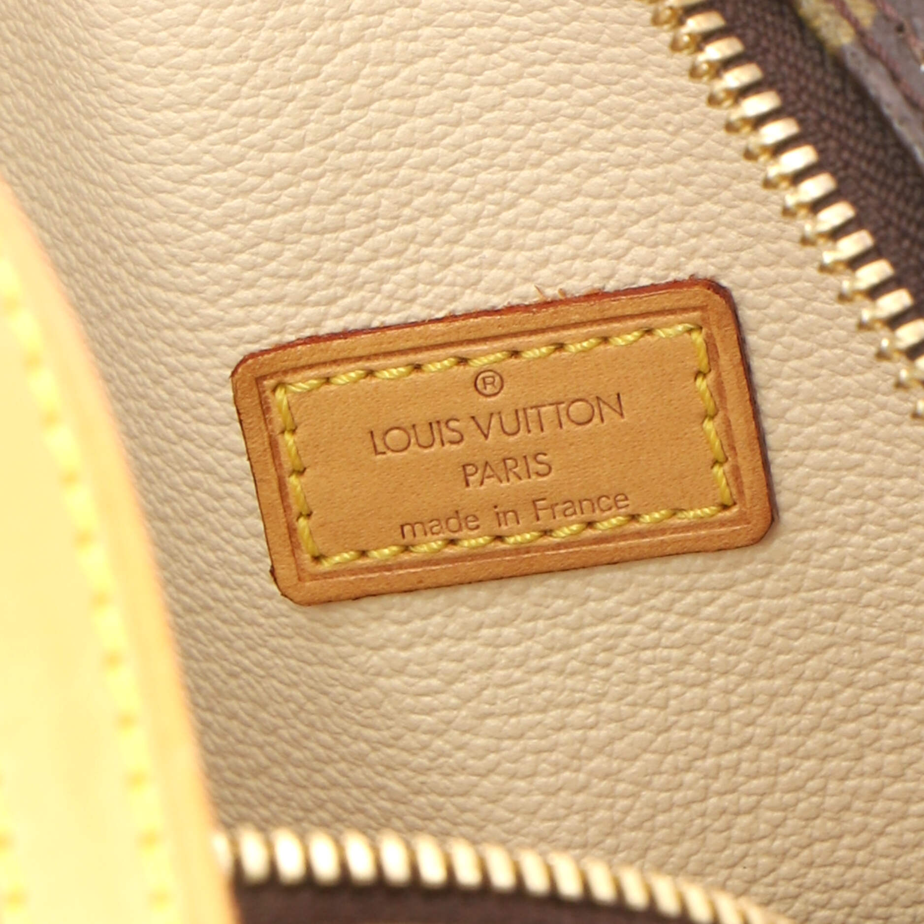 Pre Owned Louis Vuitton Spontini Handbag Monogram Canvas