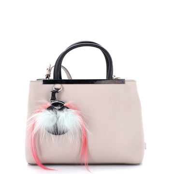 Pre Owned Fendi 2Jours Monster Mirror Bag Leather Petite