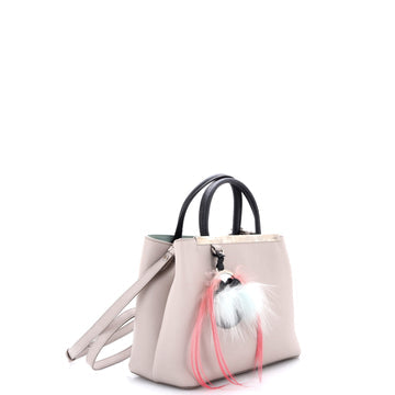 Pre Owned Fendi 2Jours Monster Mirror Bag Leather Petite