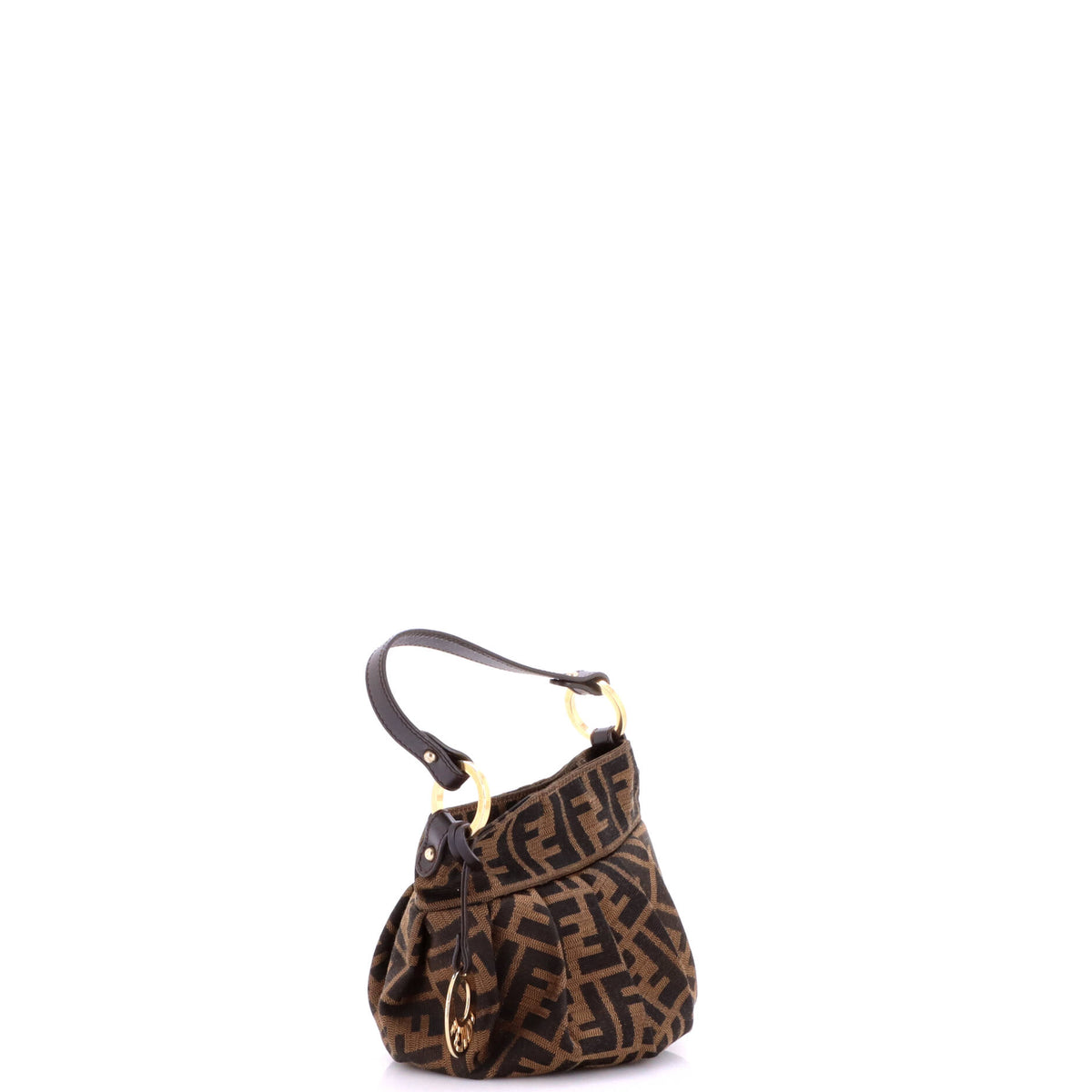 Pre owned Fendi Chef Handle Bag Zucca Canvas Mini