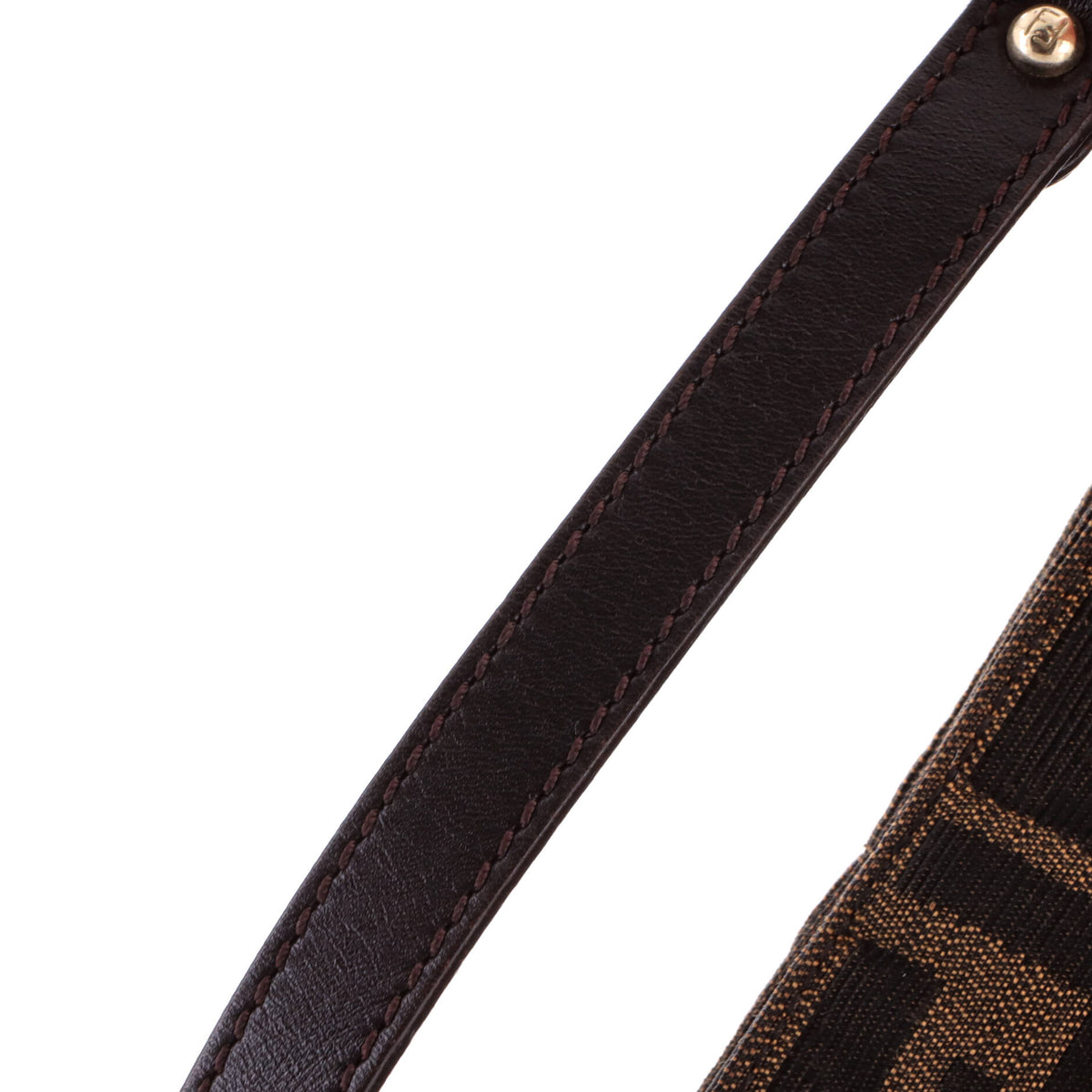 Pre owned Fendi Chef Handle Bag Zucca Canvas Mini