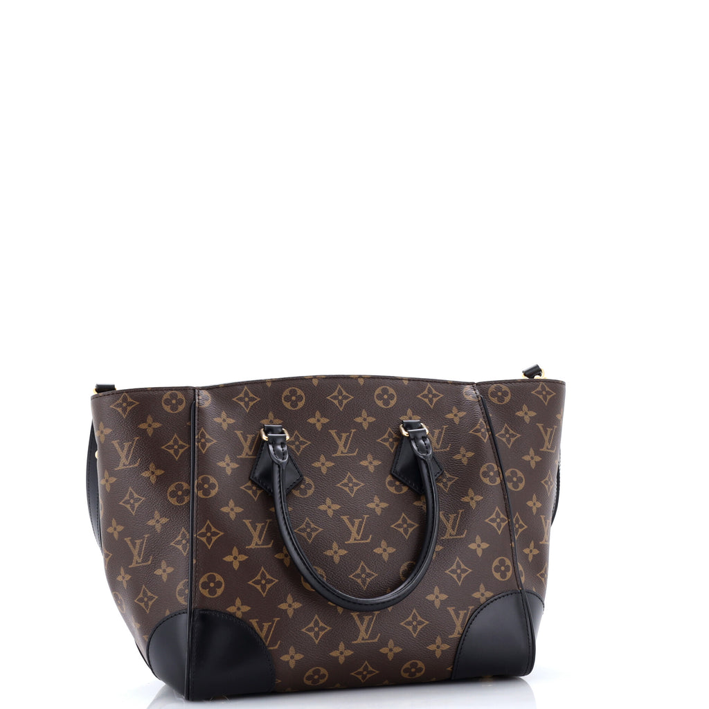 Pre Owned Louis Vuitton Phenix Tote Monogram Canvas with Leather MM