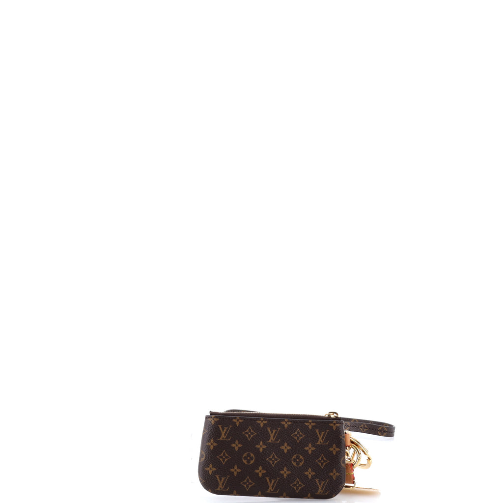 Pre Owned Louis Vuitton Phone Holder with Charms Monogram Canvas