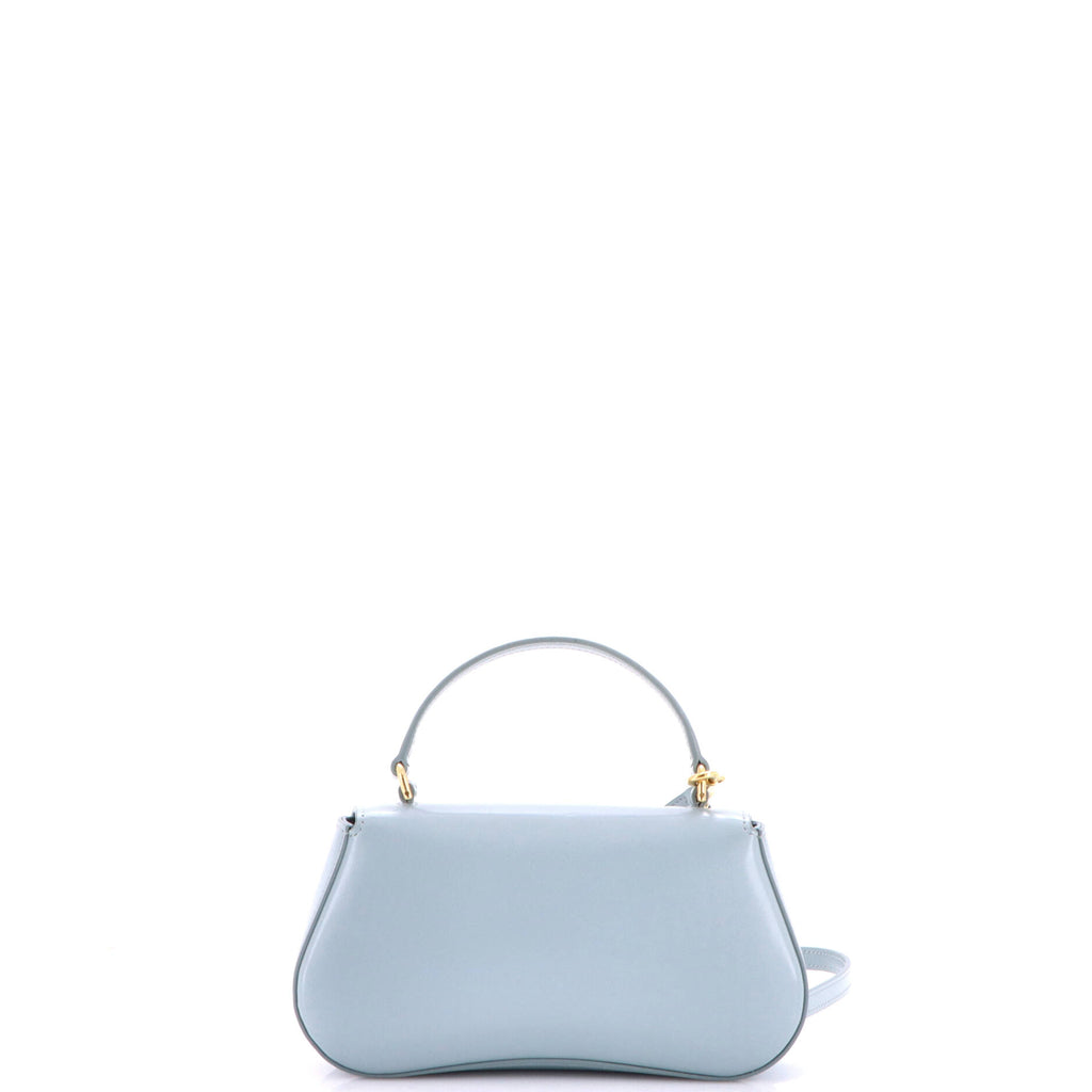 Pre Owned Celine Lola Triomphe Top Handle Bag Leather Teen