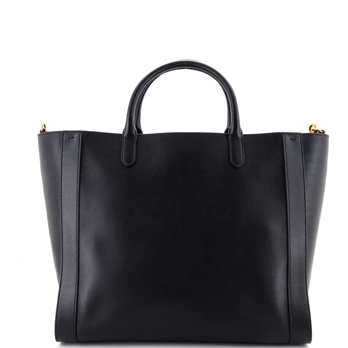 Pre Owned Valentino Garavani VLogo Convertible Shopper Tote Leather Large