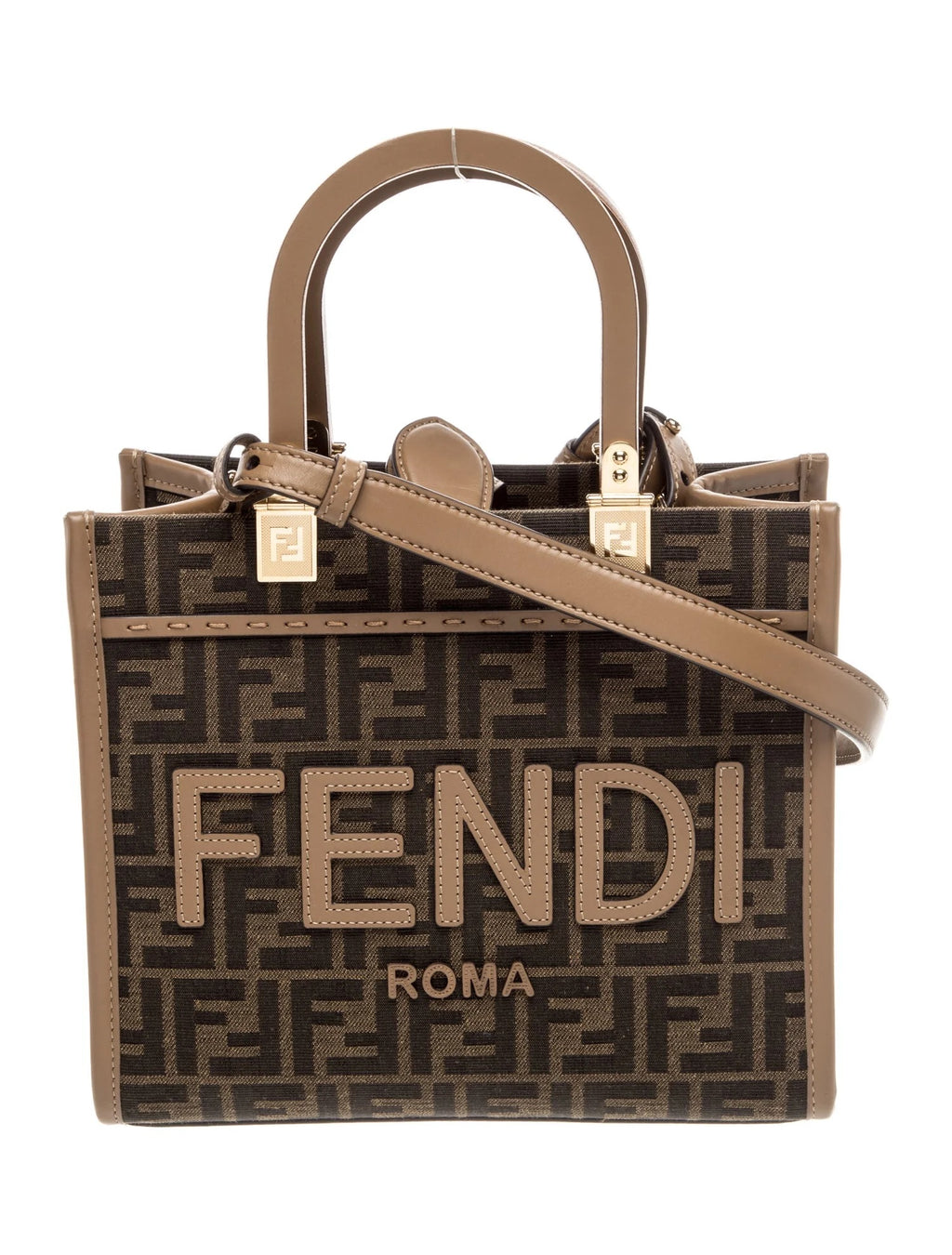 Pre Owned Fendi Zucca FF Tote