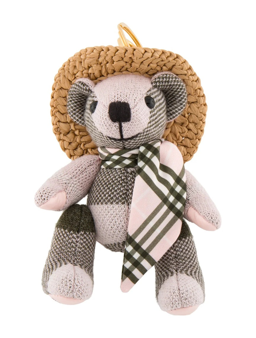 Pre owned Burberry  Women's Wool Thomas Bear Bag Charm