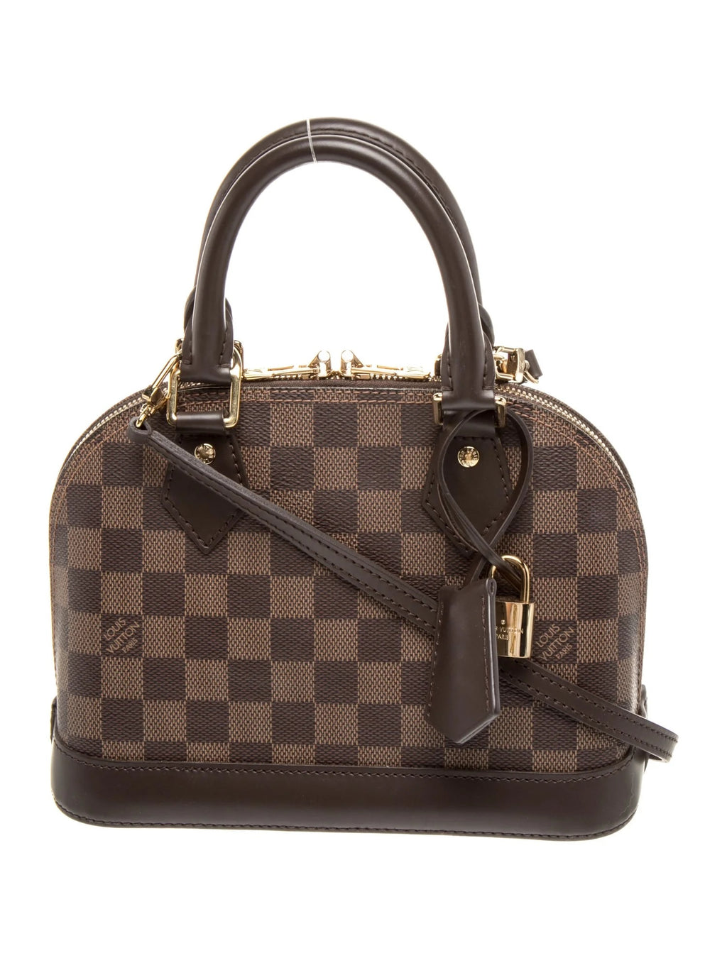 Pre Owned Louis Vuitton Damier Ebene Alma BB