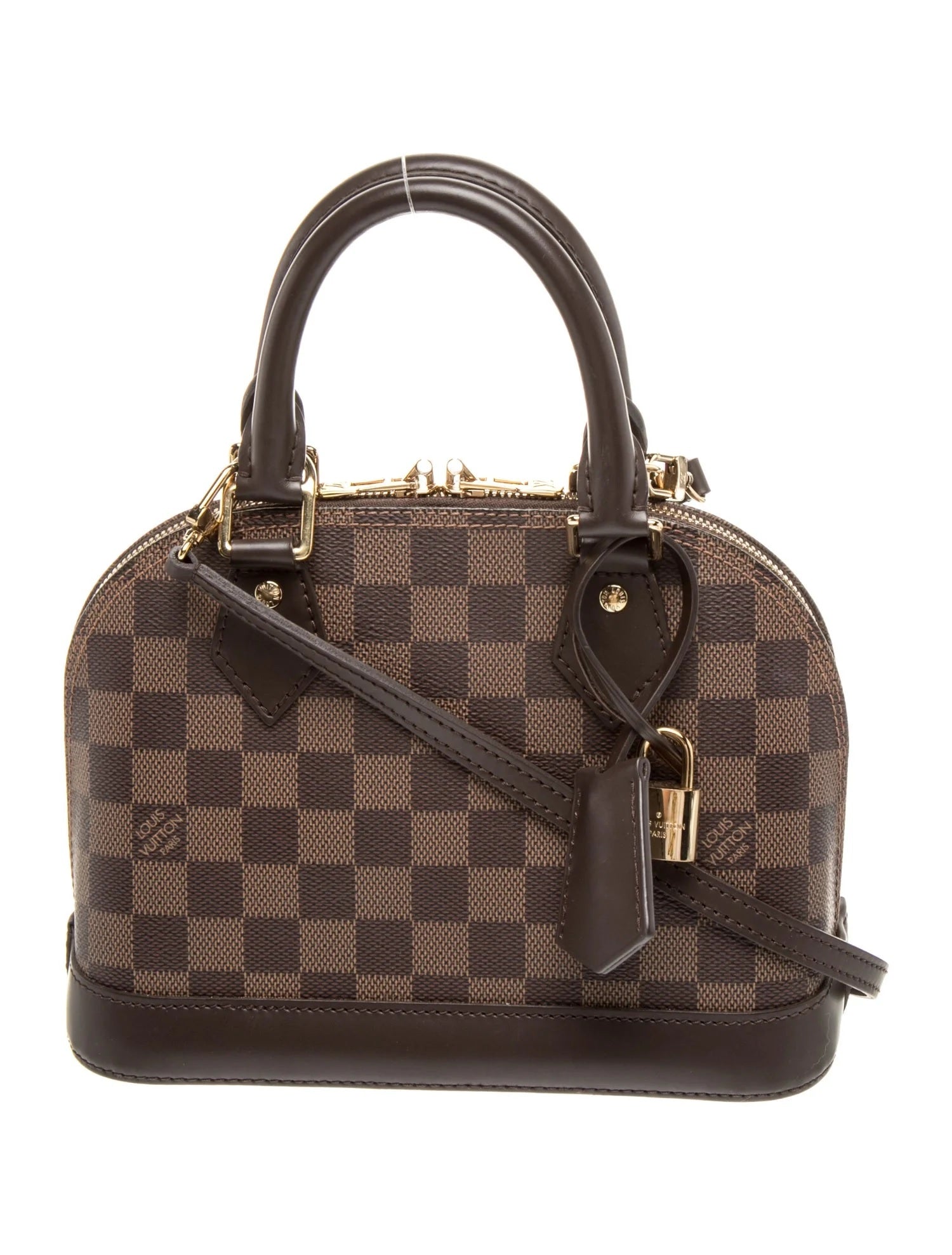 Pre Owned Louis Vuitton Damier Ebene Alma BB
