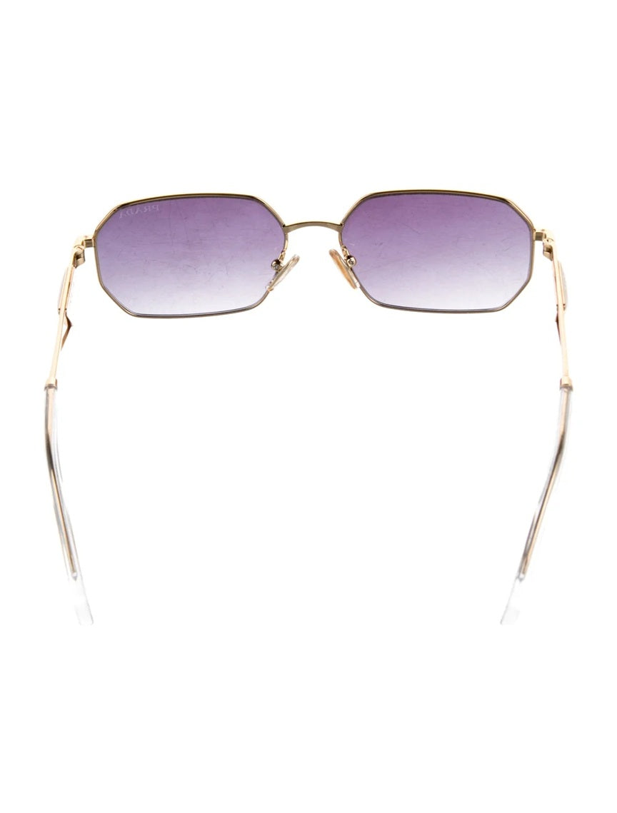 Pre Owned Prada  Square Gradient Sunglasses