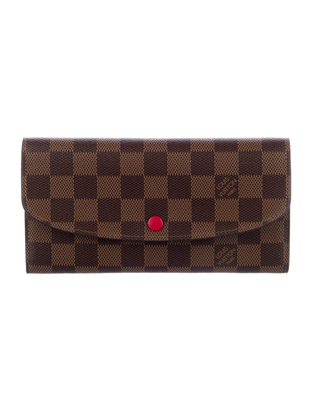 Pre Owned Louis Vuitton Coated Canvas Emilie Wallet
