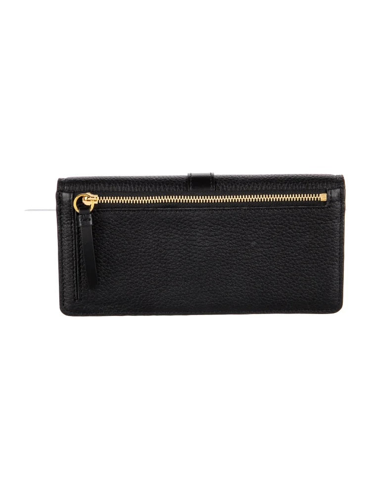 Pre Owned Chloé  Leather Continental Wallet