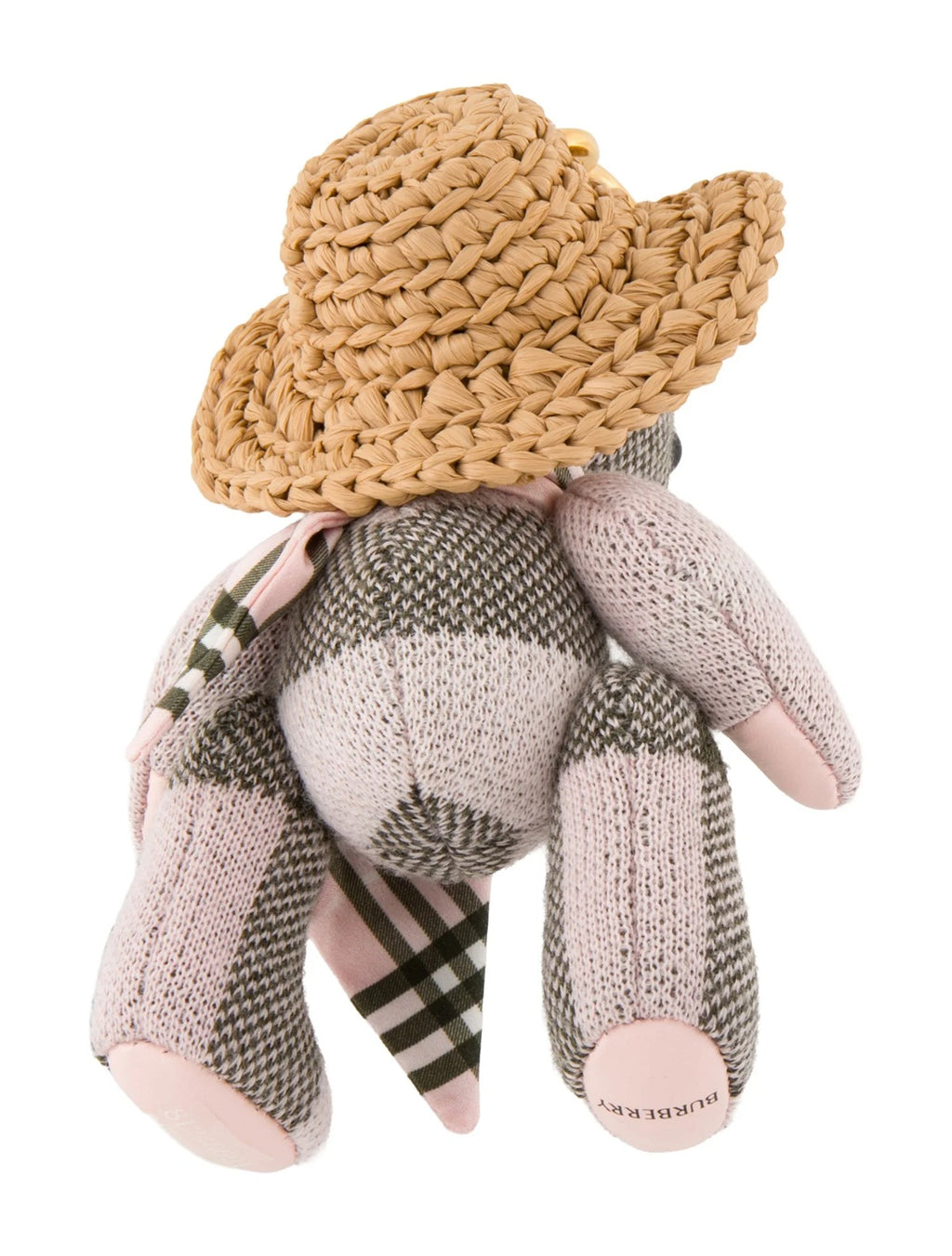 Pre owned Burberry  Women's Wool Thomas Bear Bag Charm