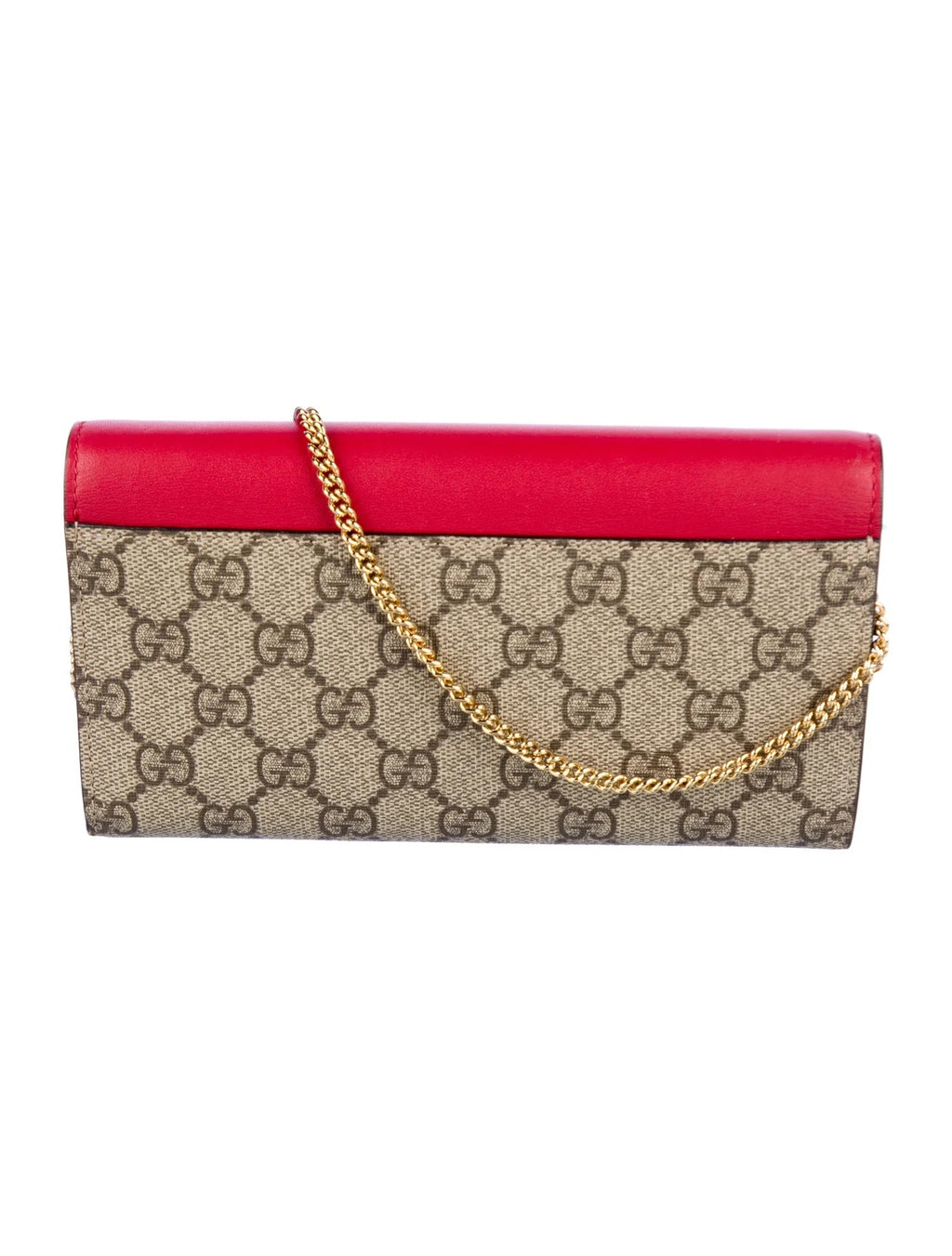 Pre Owned Gucci Continental Chain Wallet