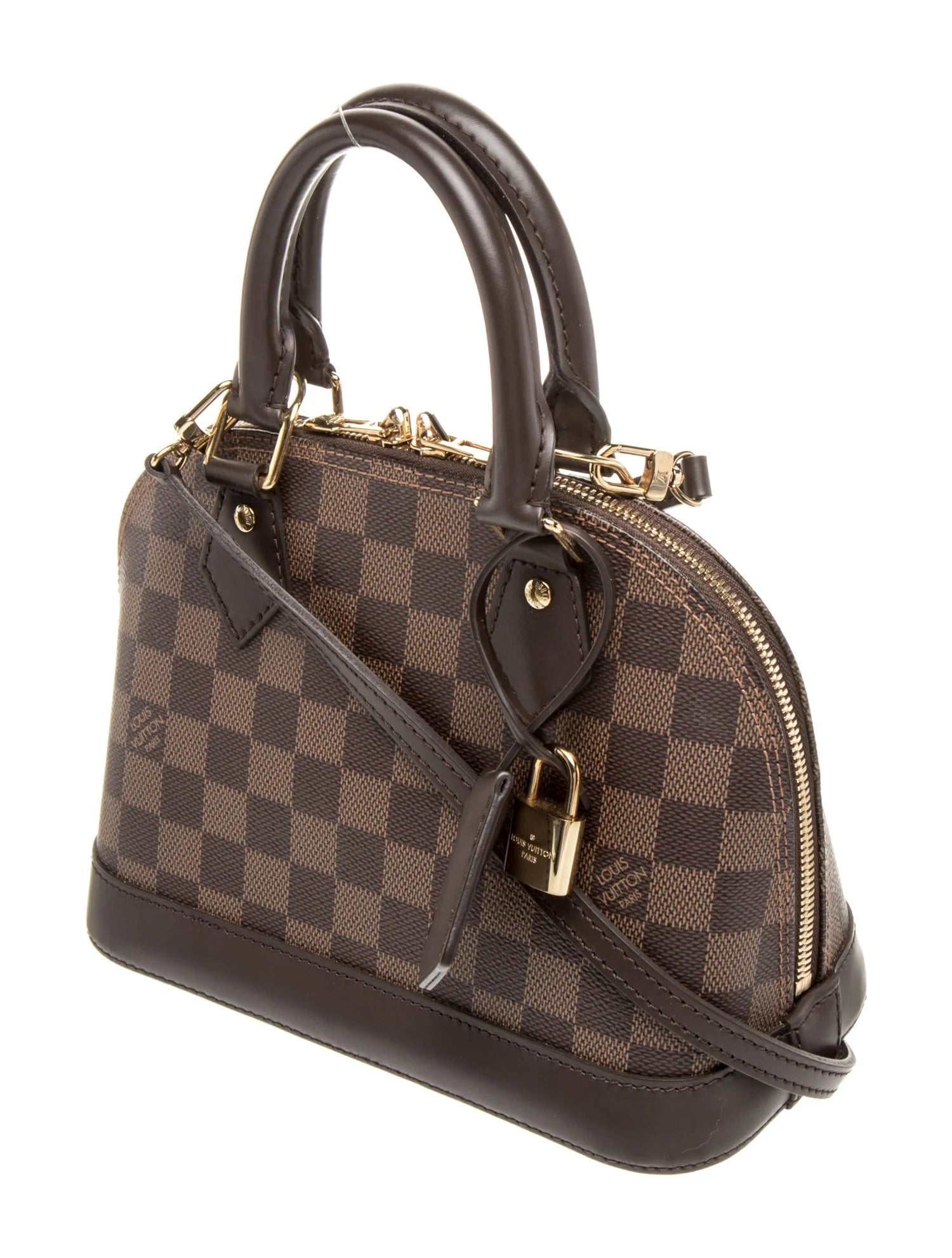 Pre Owned Louis Vuitton Damier Ebene Alma BB