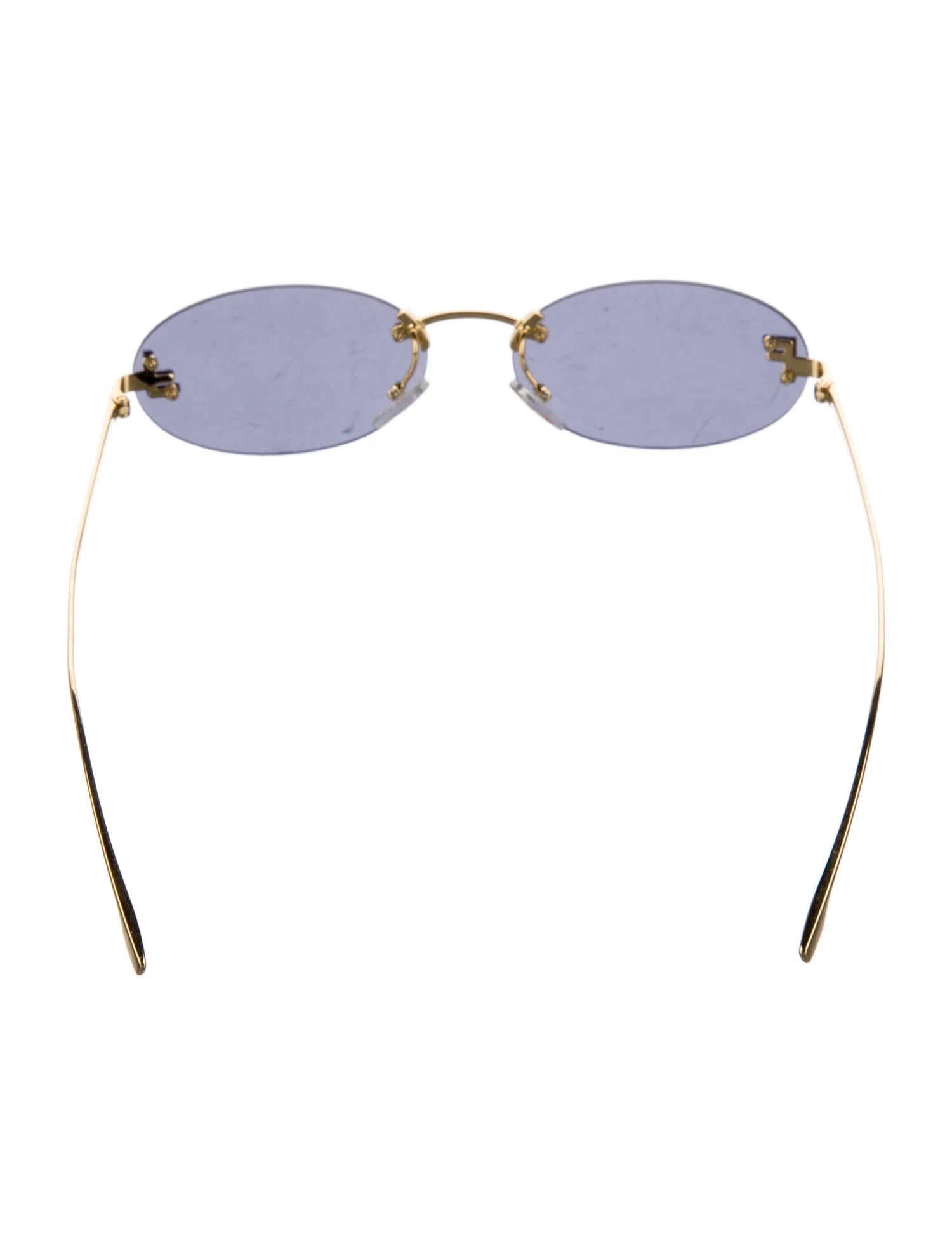 Pre Owned Fendi Cat-Eye Tinted Sunglasses