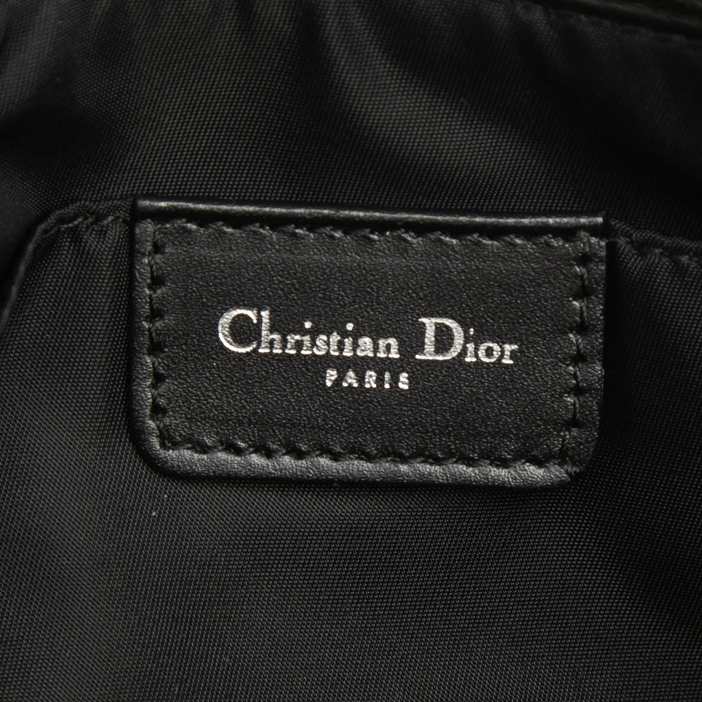 Pre Owned Christian Dior Vintage Trotter Pochette Shoulder Bag Diorissimo Canvas Small