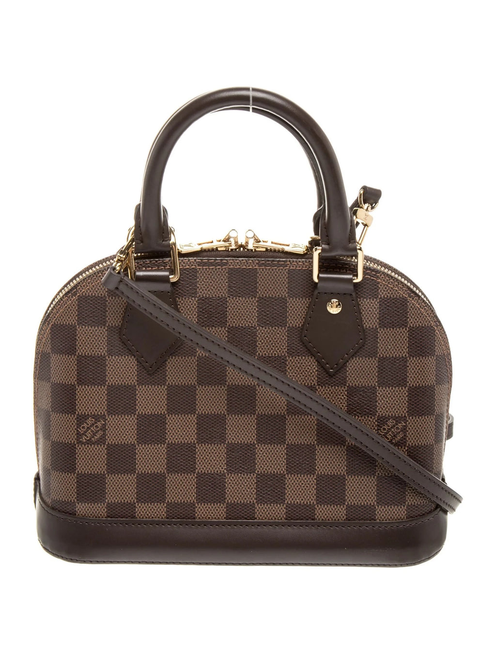 Pre Owned Louis Vuitton Damier Ebene Alma BB