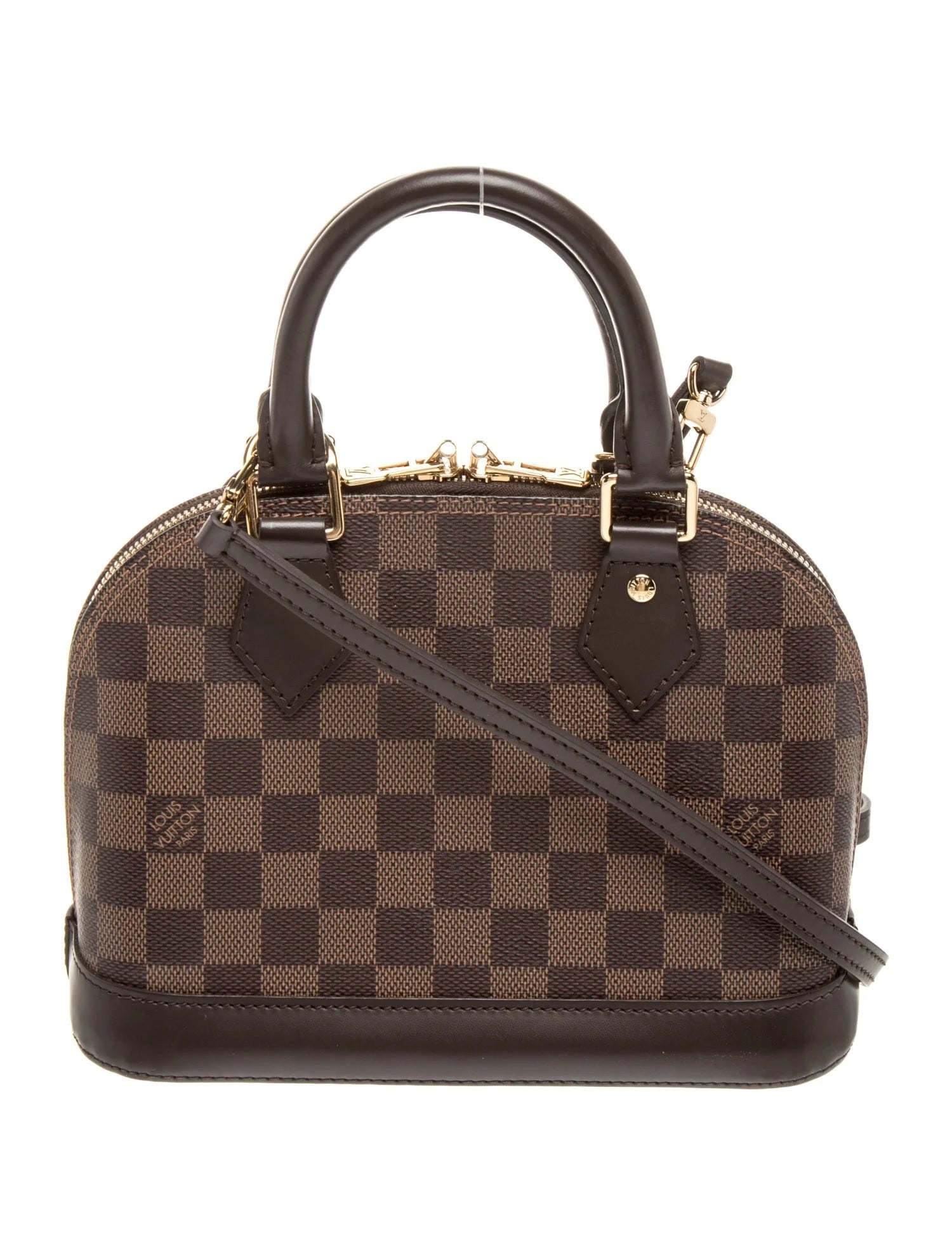 Pre Owned Louis Vuitton Damier Ebene Alma BB