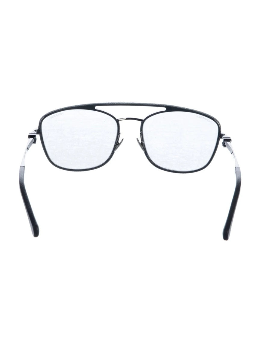 Pre Owned Chanel  Interlocking CC Logo Aviator Sunglasses