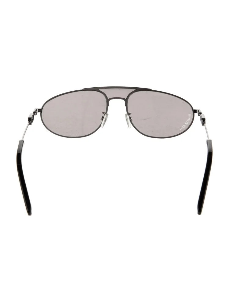 Pre Owned Fendi  Aviator Tinted Sunglasses