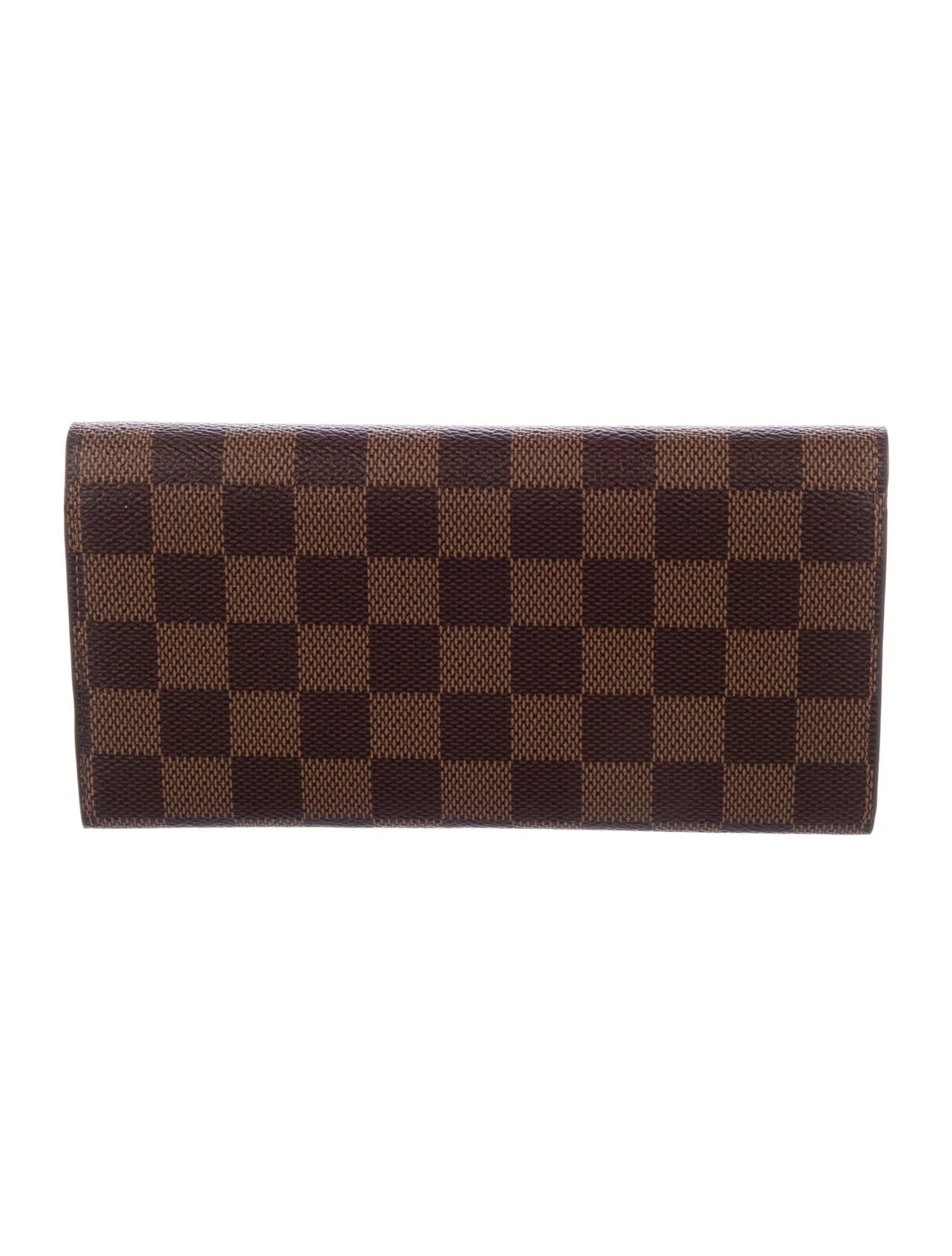 Pre Owned Louis Vuitton Coated Canvas Emilie Wallet