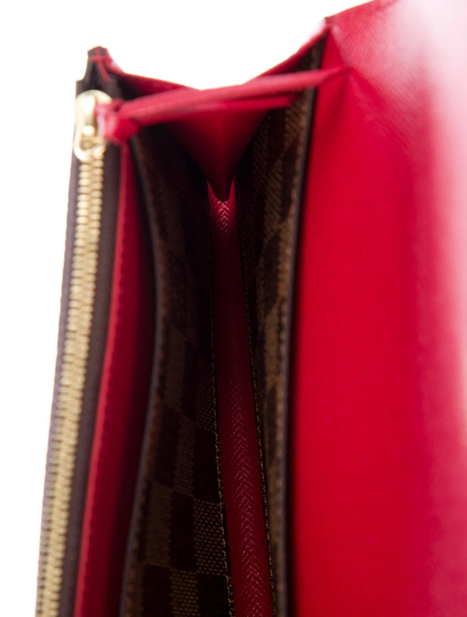 Pre Owned Louis Vuitton Coated Canvas Emilie Wallet