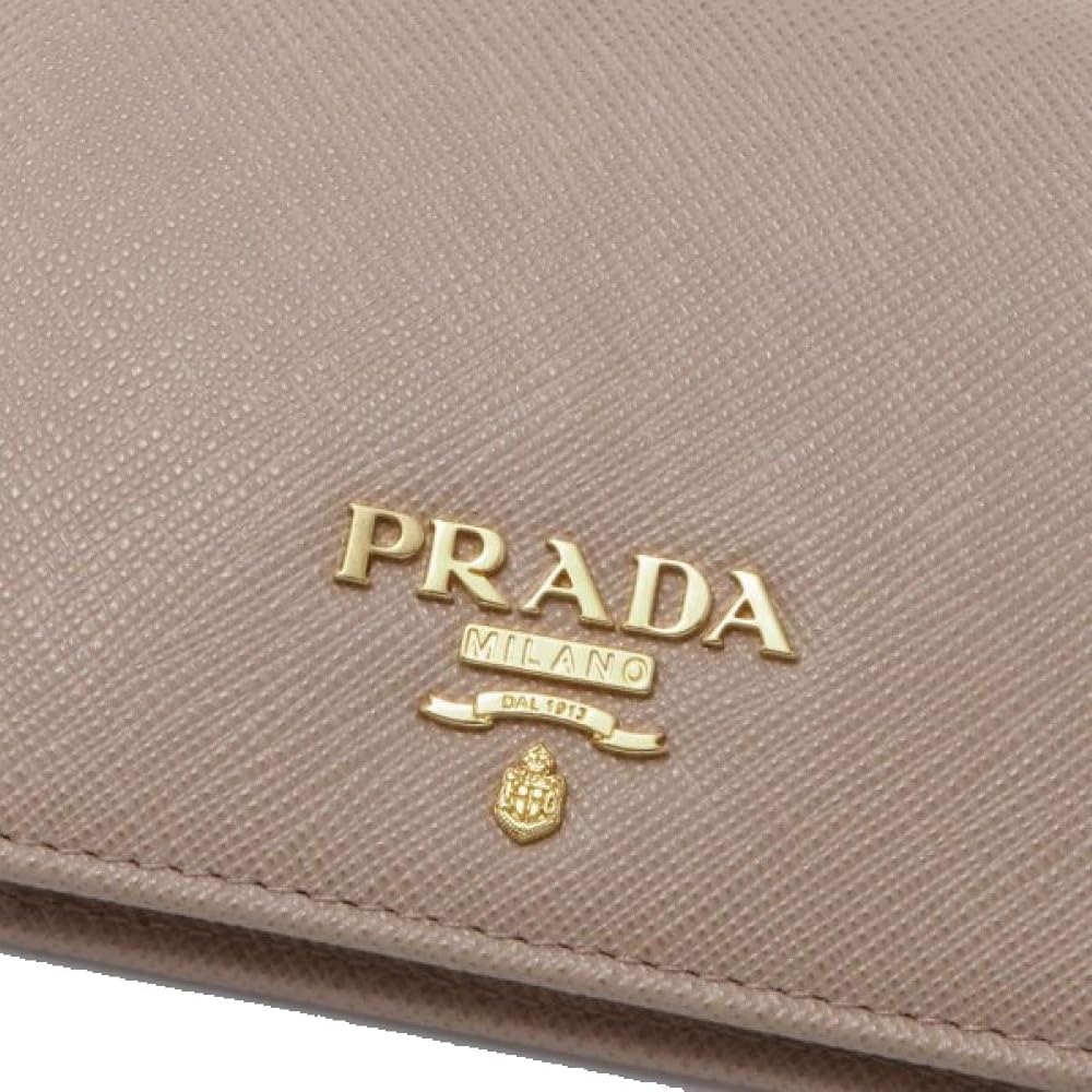 New Prada Saffiano Leather Card Holder