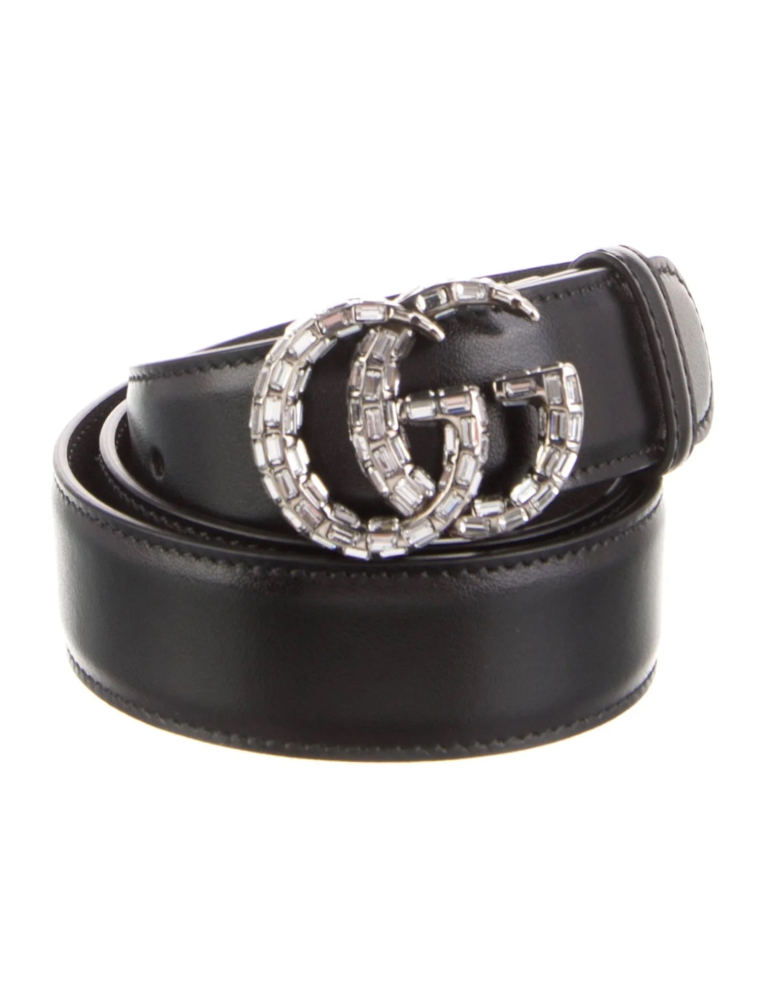 Pre Owned Gucci Leather Belt