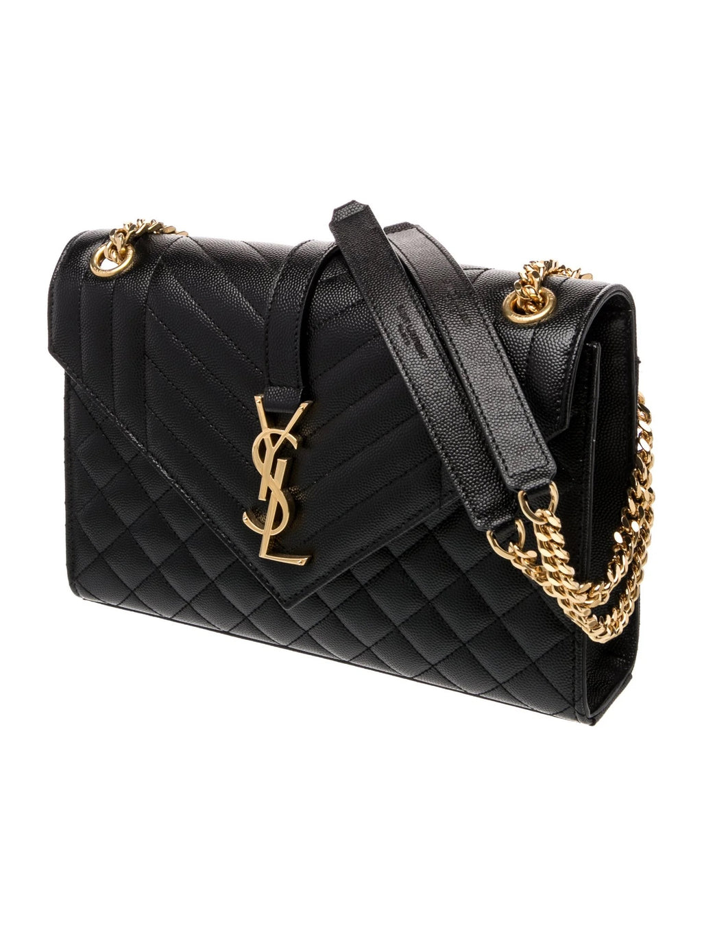 Pre Owned Saint Laurent  Quilted Envelope