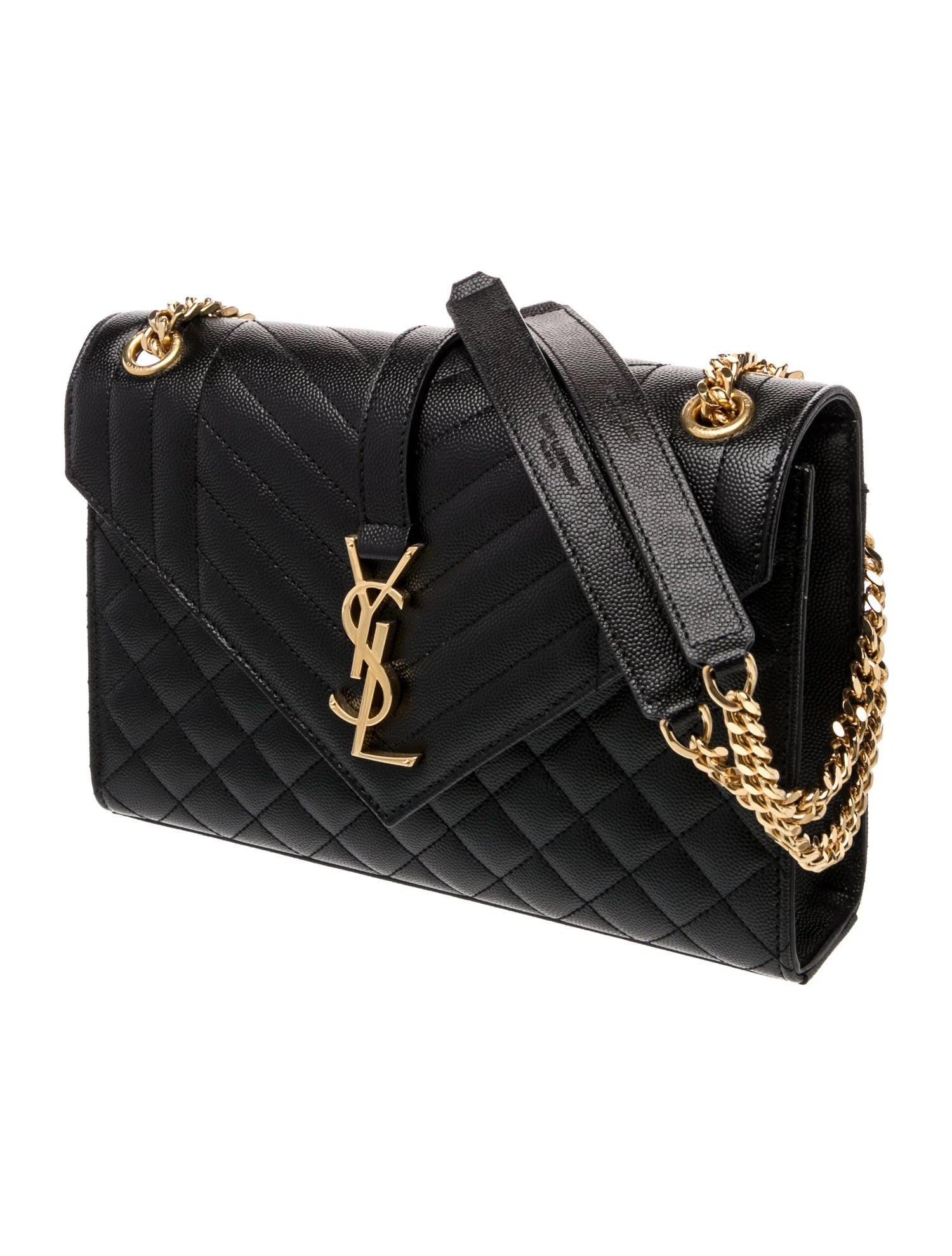 Pre Owned Saint Laurent  Quilted Envelope