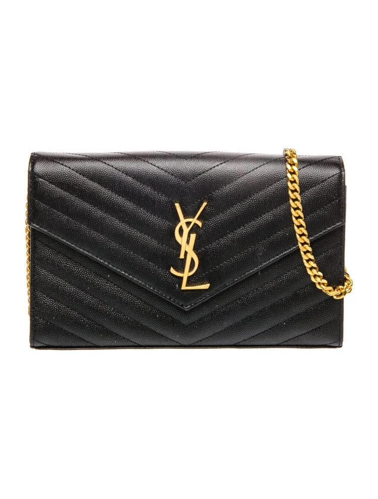 Pre Owned Saint Laurent  Leather Cassandre 2023